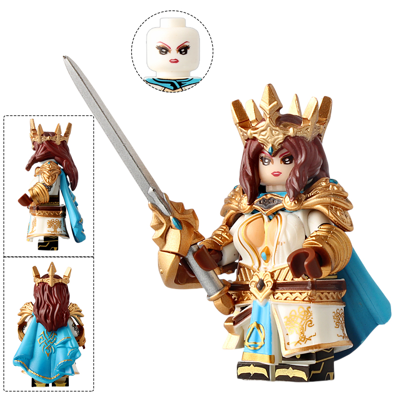 MOC Medieval King Arthur Series: Knights of the Round Table Guinevere Minifigures, Compatible with LEGO,S125 MOC Medieval King Arthur Series: Knights of the Round Table Guinevere Minifigures, Compatible with LEGO,S125