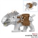 MOC Minifigures Medieval Lord-Ring-Wolf Mount Armor Sauron, Dark Wolf Elf, White Wolf, Gray Wolf Mini figure  Assembling Toy Building Blocks Bricks Toys For Kids gifts