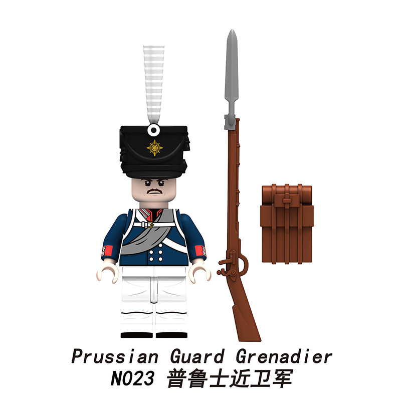 Napoleonic Wars Building Blocks Minifigures Set: French, Russian, and Prussian Soldier miniigures, Compatible with LEGO,N021-032 Napoleonic Wars Building Blocks Minifigures Set: French, Russian, and Prussian Soldier miniigures, Compatible with LEGO,N021-032