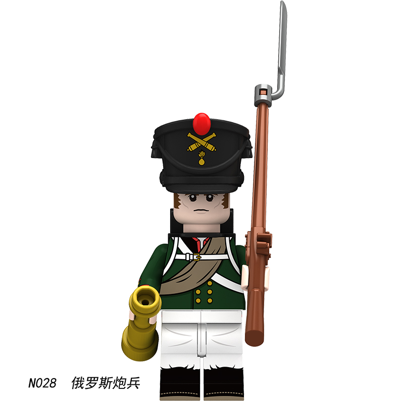 Napoleonic Wars Building Blocks Minifigures Set: French, Russian, and Prussian Soldier miniigures, Compatible with LEGO,N021-032 Napoleonic Wars Building Blocks Minifigures Set: French, Russian, and Prussian Soldier miniigures, Compatible with LEGO,N021-032