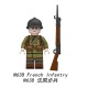 Military World War II French Infantry Motorcycle Soldier Dragoon Regiment Minifigures,Assembled Building Blocks, Compatible with Lego,N637-640 Military World War II French Infantry Motorcycle Soldier Dragoon Regiment Minifigures,Assembled Building Blocks, Compatible with Lego,N637-640