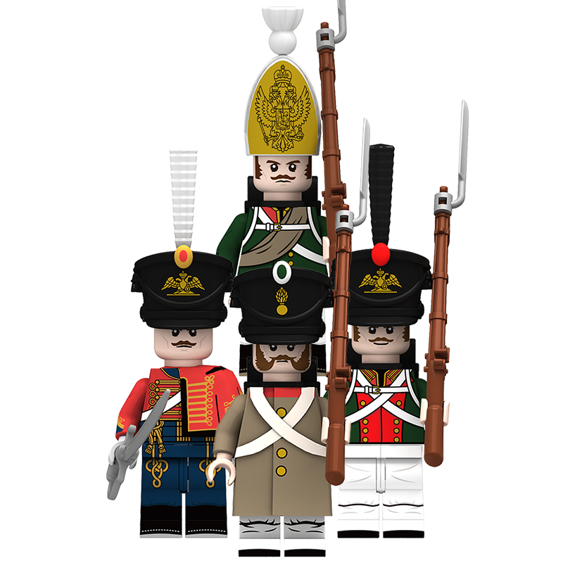 Napoleonic Wars Series Soldier Military Minifigures, Compatible with LEGO,N013-020