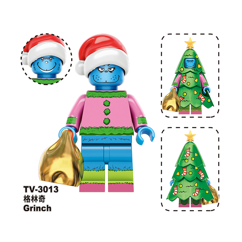 TV6302 Christmas Santa Claus Holiday Elf Snowman Building Blocks Figures Ornament Scene Model Toy building blocks compatible with Lego TV6302 Christmas Santa Claus Holiday Elf Snowman Building Blocks Figures Ornament Scene Model Toy building blocks compatible with Lego