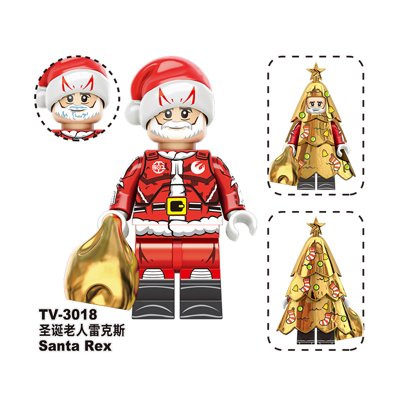 TV6302 Christmas Santa Claus Holiday Elf Snowman Building Blocks Figures Ornament Scene Model Toy building blocks compatible with Lego TV6302 Christmas Santa Claus Holiday Elf Snowman Building Blocks Figures Ornament Scene Model Toy building blocks compatible with Lego