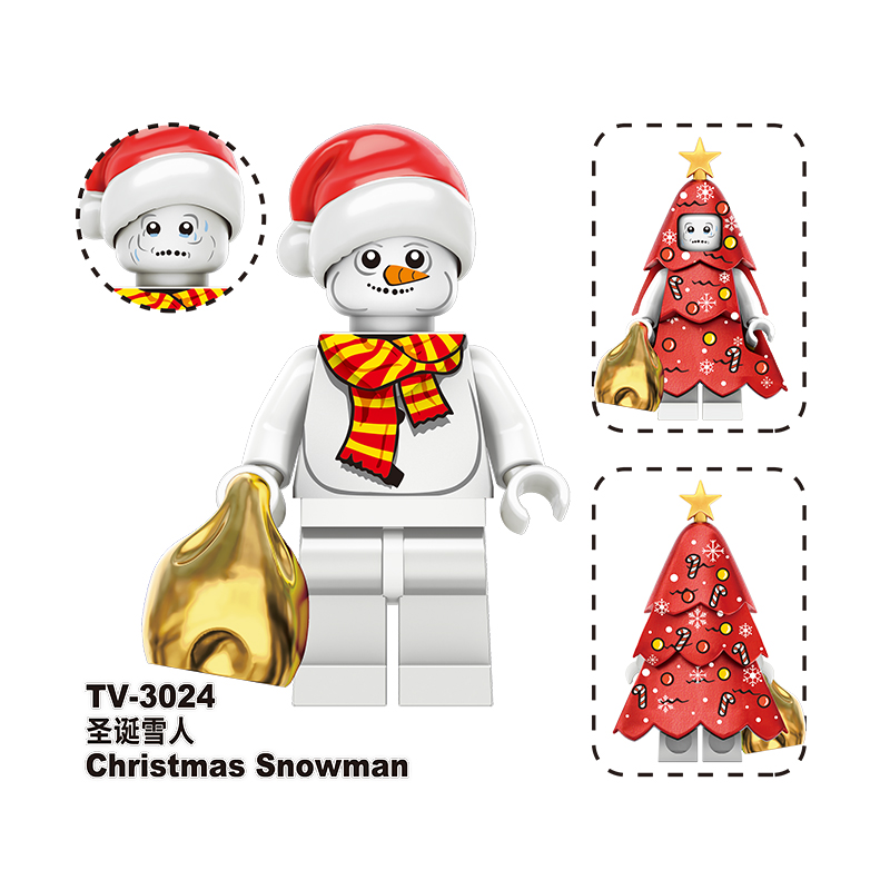 TV6302 Christmas Santa Claus Holiday Elf Snowman Building Blocks Figures Ornament Scene Model Toy building blocks compatible with Lego TV6302 Christmas Santa Claus Holiday Elf Snowman Building Blocks Figures Ornament Scene Model Toy building blocks compatible with Lego