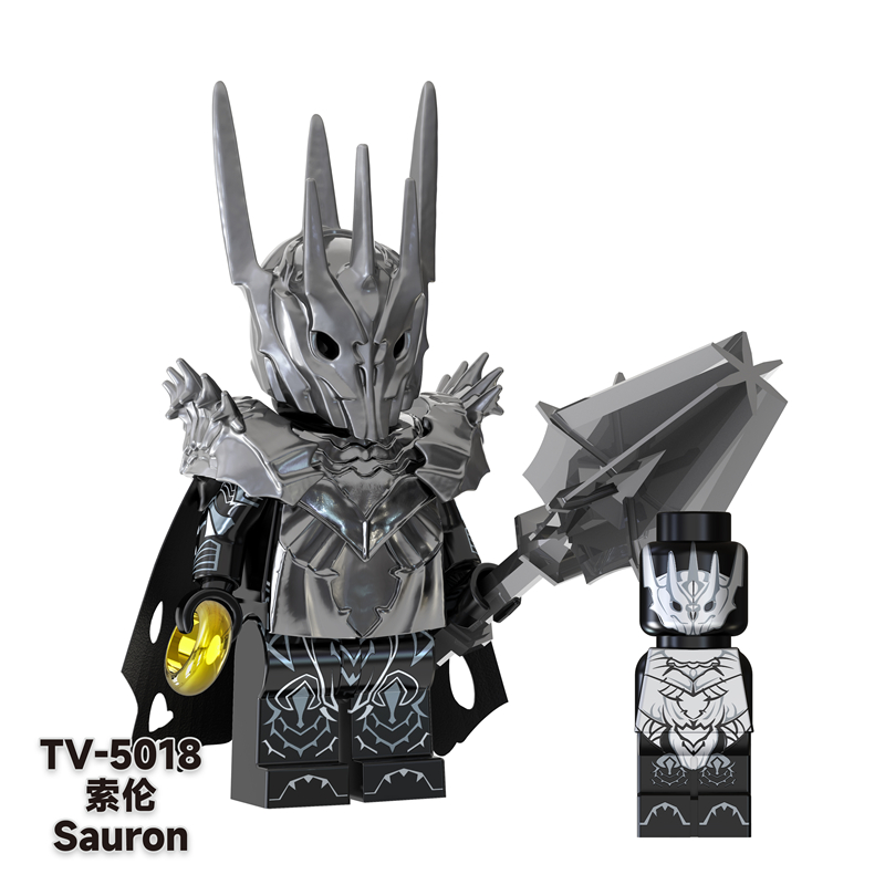 TV6401-6402 MOC Lord of the Rings series minifigures,Orcs, Uruk-Octos, building blocks compatible with Lego TV6401-6402 MOC Lord of the Rings series minifigures,Orcs, Uruk-Octos, building blocks compatible with Lego