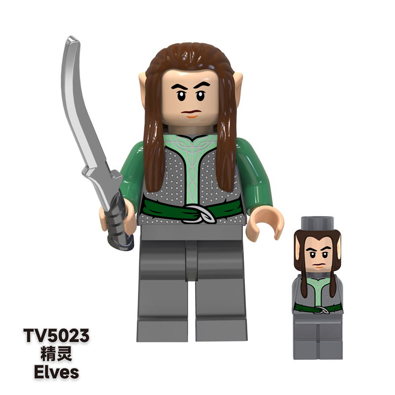 TV6403 MOC Lord of the Rings series minifigures,Orcs, Uruk-Octos, building blocks compatible with Lego TV6403 MOC Lord of the Rings series minifigures,Orcs, Uruk-Octos, building blocks compatible with Lego