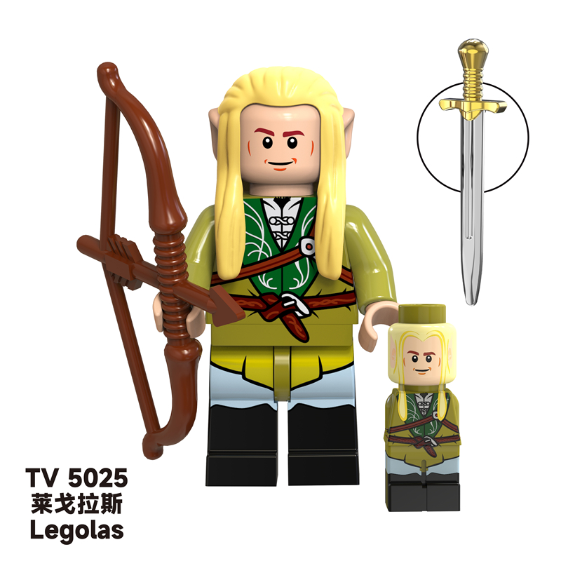 TV6403 MOC Lord of the Rings series minifigures,Orcs, Uruk-Octos, building blocks compatible with Lego TV6403 MOC Lord of the Rings series minifigures,Orcs, Uruk-Octos, building blocks compatible with Lego