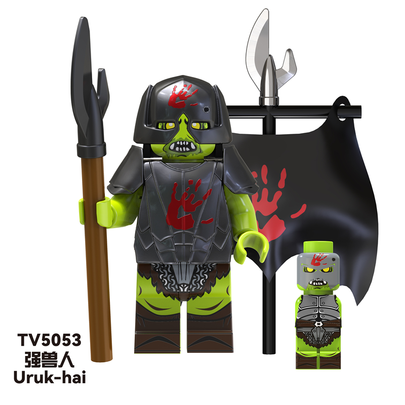 TV6407 MOC Lord of the Rings series minifigures,Orcs, Uruk-Octos,Gandalf building blocks compatible with Lego TV6407 MOC Lord of the Rings series minifigures,Orcs, Uruk-Octos,Gandalf building blocks compatible with Lego