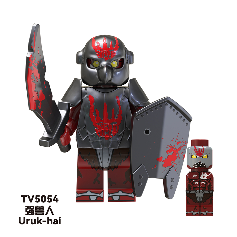 TV6407 MOC Lord of the Rings series minifigures,Orcs, Uruk-Octos,Gandalf building blocks compatible with Lego TV6407 MOC Lord of the Rings series minifigures,Orcs, Uruk-Octos,Gandalf building blocks compatible with Lego