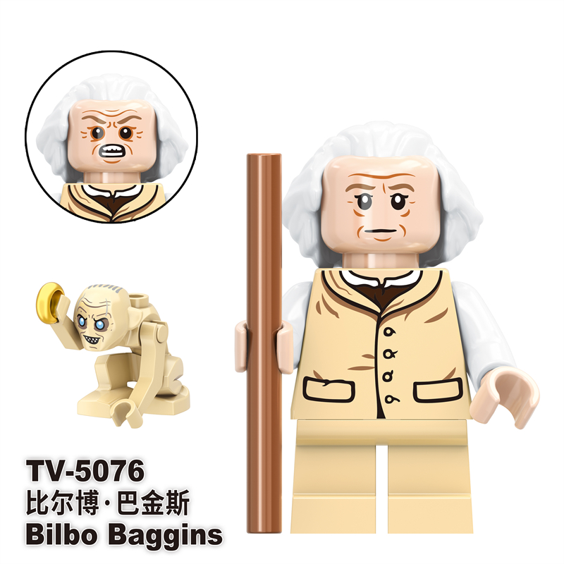 TV6410 MOC Lord of the Rings series minifigures,Orcs, Uruk-Octos,bilbo,Gimil,frodro,Gloin,sam,Isildur,Elf King,Gandalf building blocks compatible with Lego TV6410 MOC Lord of the Rings series minifigures,Orcs, Uruk-Octos,bilbo,Gimil,frodro,Gloin,sam,Isildur,Elf King,Gandalf building blocks compatible with Lego