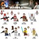 MOC Minifigures TV6110 Star Wars Commander Fox, Clone Shock Trooper, Han Solo, LEGO compatible MOC Minifigures TV6110 Star Wars Commander Fox, Clone Shock Trooper, Han Solo, LEGO compatible