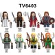TV6403 MOC Lord of the Rings series minifigures,Orcs, Uruk-Octos, building blocks compatible with Lego TV6403 MOC Lord of the Rings series minifigures,Orcs, Uruk-Octos, building blocks compatible with Lego