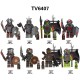 TV6407 MOC Lord of the Rings series minifigures,Orcs, Uruk-Octos,Gandalf building blocks compatible with Lego TV6407 MOC Lord of the Rings series minifigures,Orcs, Uruk-Octos,Gandalf building blocks compatible with Lego