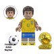 TV6501 MOC minifigures,World Cup football stars Messi Pele Neymar Benzema building blocks compatible with Lego TV6501 MOC minifigures,World Cup football stars Messi Pele Neymar Benzema building blocks compatible with Lego
