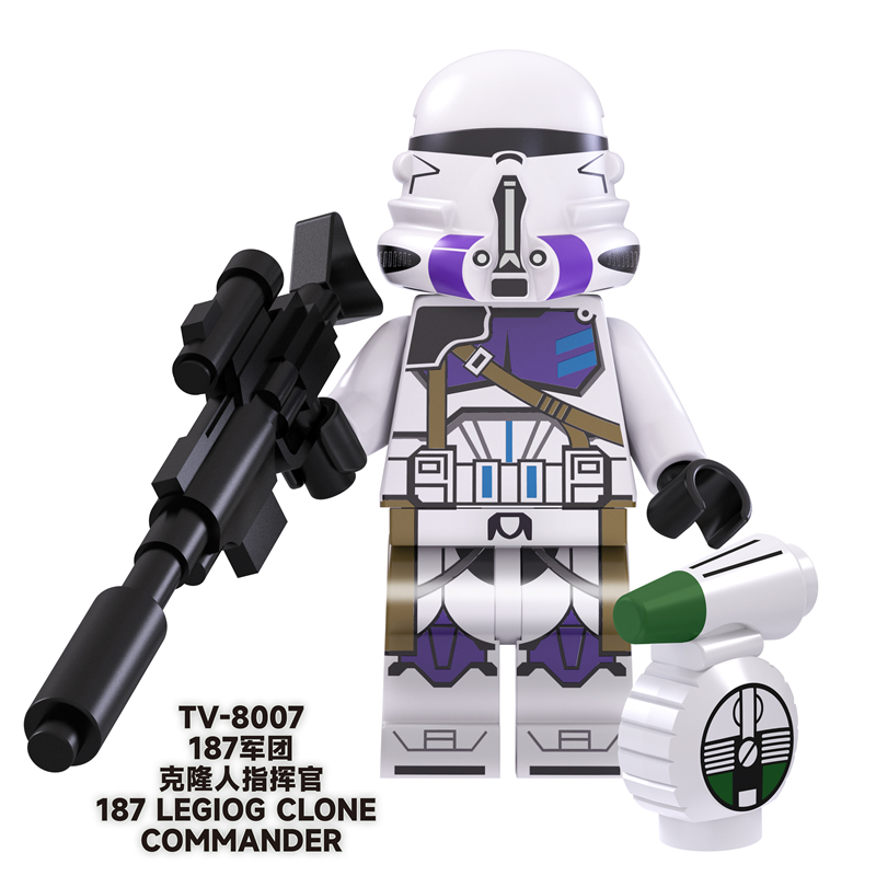 MOC Minifigures TV6101 Star Wars Clone Troopers LObi-Wan Darth Vader Master Windu Compatible with Lego MOC Minifigures TV6101 Star Wars Clone Troopers LObi-Wan Darth Vader Master Windu Compatible with Lego