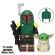MOC Minifigures TV6102 Star Wars White Black Warrior,Clone Trooper, Ahsoka,Compatible with Lego MOC Minifigures TV6102 Star Wars White Black Warrior,Clone Trooper, Ahsoka,Compatible with Lego