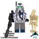 MOC Minifigures TV6105 Star Wars 1Clone Troopers, Luke Skywalker, Mace Windu, 501st Legion Commander, Blackout Commander, LEGO compatible MOC Minifigures TV6105 Star Wars 1Clone Troopers, Luke Skywalker, Mace Windu, 501st Legion Commander, Blackout Commander, LEGO compatible