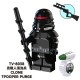 MOC Minifigures TV6105 Star Wars 1Clone Troopers, Luke Skywalker, Mace Windu, 501st Legion Commander, Blackout Commander, LEGO compatible MOC Minifigures TV6105 Star Wars 1Clone Troopers, Luke Skywalker, Mace Windu, 501st Legion Commander, Blackout Commander, LEGO compatible