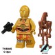 MOC Minifigures TV6106 Star Wars Clone Troopers, Temple Guards, C3-P0, IG88-AAT Robots, LEGO Compatible MOC Minifigures TV6106 Star Wars Clone Troopers, Temple Guards, C3-P0, IG88-AAT Robots, LEGO Compatible