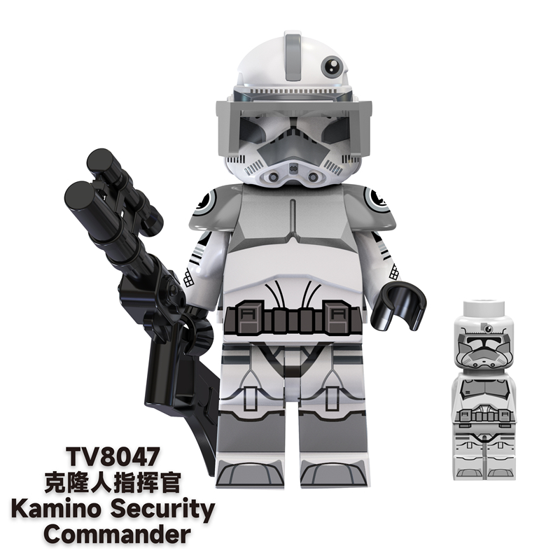 MOC Minifigures TV6107 Star Wars Clone Force 99,The Bad Batch,Han Solo MOC Minifigures TV6107 Star Wars Clone Force 99,The Bad Batch,Han Solo