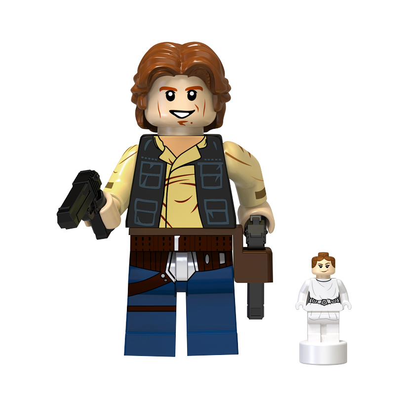 MOC Minifigures TV6107 Star Wars Clone Force 99,The Bad Batch,Han Solo MOC Minifigures TV6107 Star Wars Clone Force 99,The Bad Batch,Han Solo