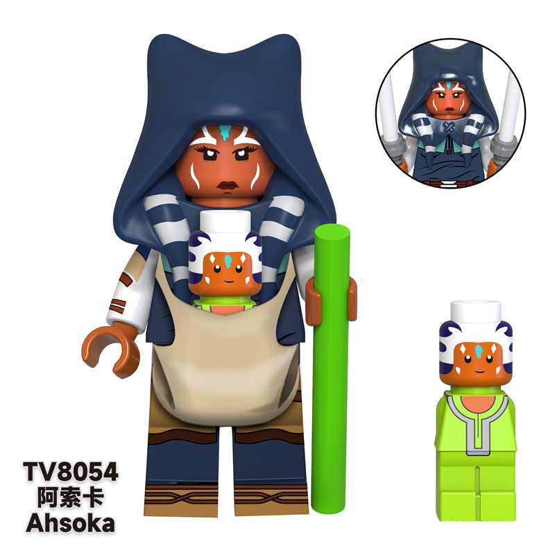 MOC Minifigures TV6107 Star Wars Clone Force 99,The Bad Batch,Han Solo MOC Minifigures TV6107 Star Wars Clone Force 99,The Bad Batch,Han Solo