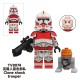 MOC Minifigures TV6110 Star Wars Commander Fox, Clone Shock Trooper, Han Solo, LEGO compatible MOC Minifigures TV6110 Star Wars Commander Fox, Clone Shock Trooper, Han Solo, LEGO compatible