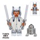 MOC Minifigures TV6110 Star Wars Commander Fox, Clone Shock Trooper, Han Solo, LEGO compatible MOC Minifigures TV6110 Star Wars Commander Fox, Clone Shock Trooper, Han Solo, LEGO compatible