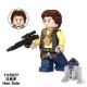 MOC Minifigures TV6110 Star Wars Commander Fox, Clone Shock Trooper, Han Solo, LEGO compatible MOC Minifigures TV6110 Star Wars Commander Fox, Clone Shock Trooper, Han Solo, LEGO compatible