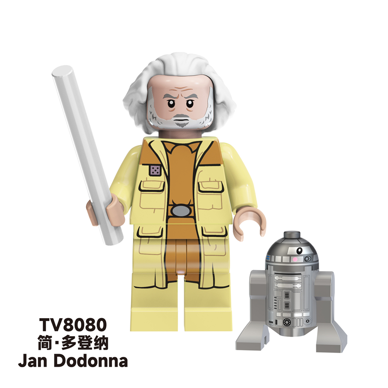 MOC Minifigures TV6110 Star Wars Commander Fox, Clone Shock Trooper, Han Solo, LEGO compatible MOC Minifigures TV6110 Star Wars Commander Fox, Clone Shock Trooper, Han Solo, LEGO compatible