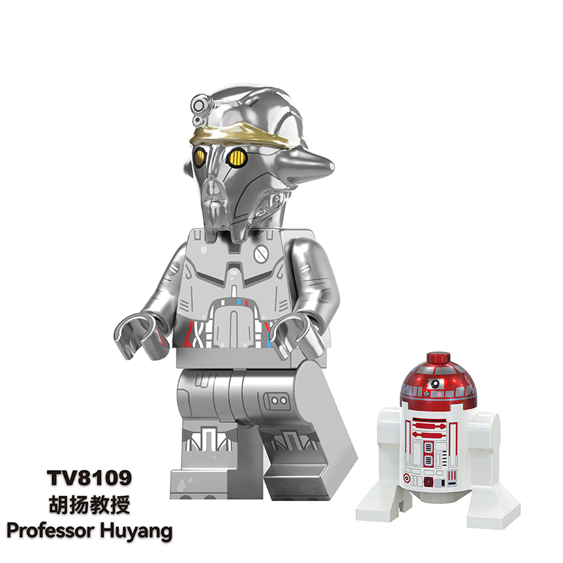 MOC Minifigures TV6113 Star Wars Obi-Wan, Marrok, HK87 Assassin Droid, compatible with Lego MOC Minifigures TV6113 Star Wars Obi-Wan, Marrok, HK87 Assassin Droid, compatible with Lego