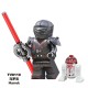 MOC Minifigures TV6113 Star Wars Obi-Wan, Marrok, HK87 Assassin Droid, compatible with Lego MOC Minifigures TV6113 Star Wars Obi-Wan, Marrok, HK87 Assassin Droid, compatible with Lego