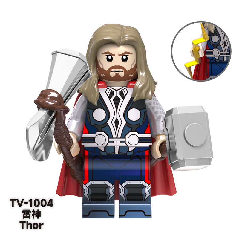 TV6201 Superhero Block Minifigures, Captain America, Thor, Wanda, Doctor Strange, Iron Man, Black Panther TV6201 Superhero Block Minifigures, Captain America, Thor, Wanda, Doctor Strange, Iron Man, Black Panther