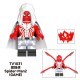 TV6204 Superhero Block Minifigures, Spider Man and Deadpool TV6204 Superhero Block Minifigures, Spider Man and Deadpool