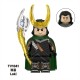 TV6206 Superhero Block Minifigures, Marvel superheroes Loki and Iron Man, building blocks compatible with Lego TV6206 Superhero Block Minifigures, Marvel superheroes Loki and Iron Man, building blocks compatible with Lego