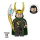 TV6206 Superhero Block Minifigures, Marvel superheroes Loki and Iron Man, building blocks compatible with Lego TV6206 Superhero Block Minifigures, Marvel superheroes Loki and Iron Man, building blocks compatible with Lego