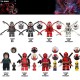 TV6203 Superhero Block Minifigures, Venom Spider Man Super heroes minifigures,X-Men Origins:Wolverine,Deadpool TV6203 Superhero Block Minifigures, Venom Spider Man Super heroes minifigures,X-Men Origins:Wolverine,Deadpool