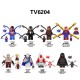 TV6204 Superhero Block Minifigures, Spider Man and Deadpool TV6204 Superhero Block Minifigures, Spider Man and Deadpool