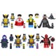 TV6205 Superhero Block Minifigures, Marvel superhero X-Men Wolverine, building blocks compatible with Lego TV6205 Superhero Block Minifigures, Marvel superhero X-Men Wolverine, building blocks compatible with Lego