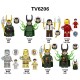 TV6206 Superhero Block Minifigures, Marvel superheroes Loki and Iron Man, building blocks compatible with Lego TV6206 Superhero Block Minifigures, Marvel superheroes Loki and Iron Man, building blocks compatible with Lego
