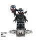 TV6210 Superhero Block Minifigures, Villain Venom Eddie Brock, Symbiotic Volume Wooden Man