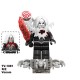 TV6210 Superhero Block Minifigures, Villain Venom Eddie Brock, Symbiotic Volume Wooden Man