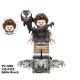 TV6210 Superhero Block Minifigures, Villain Venom Eddie Brock, Symbiotic Volume Wooden Man