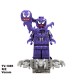 TV6210 Superhero Block Minifigures, Villain Venom Eddie Brock, Symbiotic Volume Wooden Man