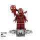 TV6210 Superhero Block Minifigures, Villain Venom Eddie Brock, Symbiotic Volume Wooden Man