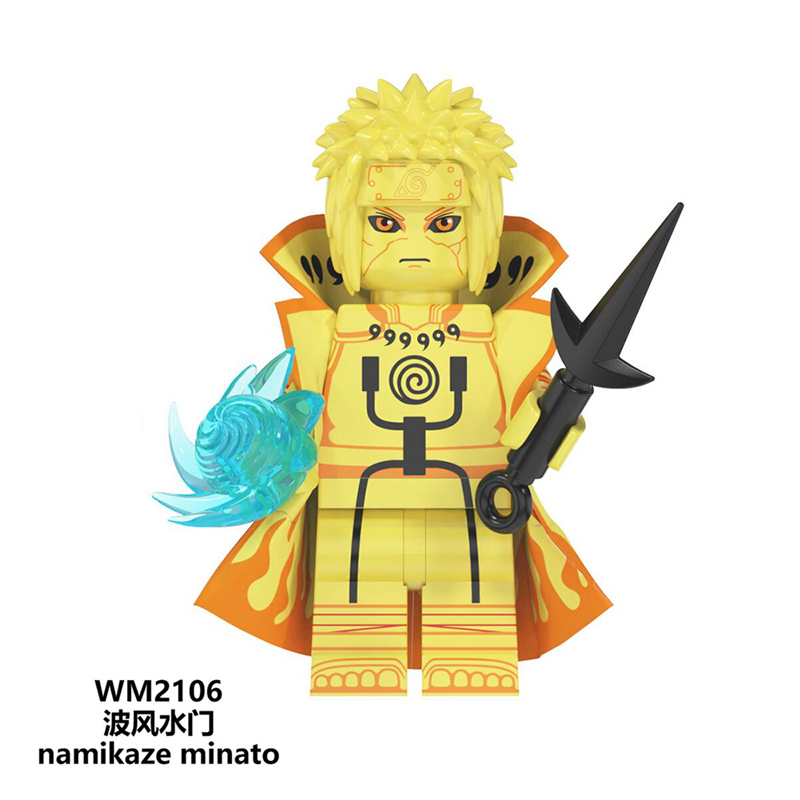 WM6108 MOC Anime Series NARUTO series minifigures,Uzumaki Naruto,Orochimaru Yakushi Kabuto Namikaze Minato,building blocks compatible with Lego WM6108 MOC Anime Series NARUTO series minifigures,Uzumaki Naruto,Orochimaru Yakushi Kabuto Namikaze Minato,building blocks compatible with Lego
