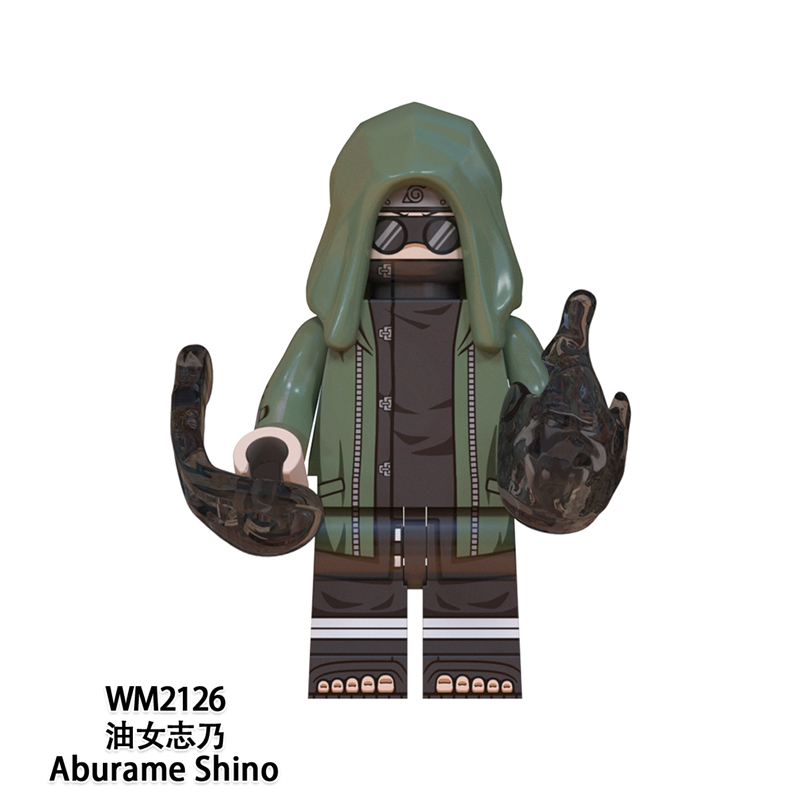 WM6110 MOC Anime Series NARUTO series minifigures,Hyuga Hinata, Aburame Shino, Yamanaka Ino,building blocks compatible with Lego WM6110 MOC Anime Series NARUTO series minifigures,Hyuga Hinata, Aburame Shino, Yamanaka Ino,building blocks compatible with Lego