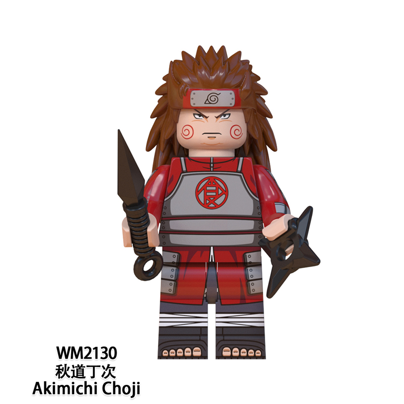 WM6110 MOC Anime Series NARUTO series minifigures,Hyuga Hinata, Aburame Shino, Yamanaka Ino,building blocks compatible with Lego WM6110 MOC Anime Series NARUTO series minifigures,Hyuga Hinata, Aburame Shino, Yamanaka Ino,building blocks compatible with Lego