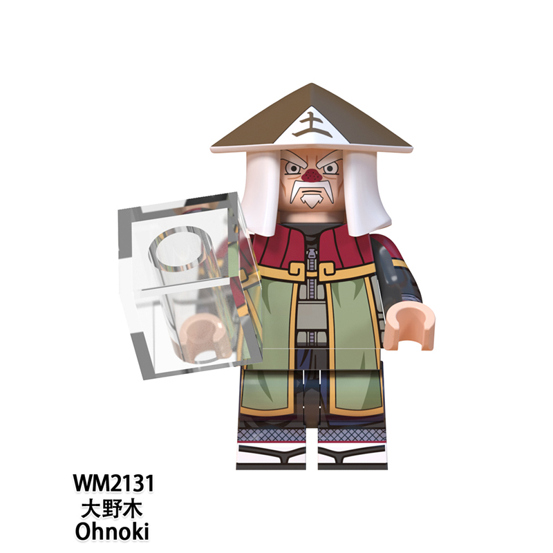 WM6111 MOC Anime Series NARUTO series minifigures,Ohnoki, Gaara, Sarutobi Hiruzen, Terumi Mei,building blocks compatible with Lego WM6111 MOC Anime Series NARUTO series minifigures,Ohnoki, Gaara, Sarutobi Hiruzen, Terumi Mei,building blocks compatible with Lego
